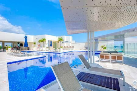 Luxury Escape Street In Playa Rooftop Pool Apartamento *